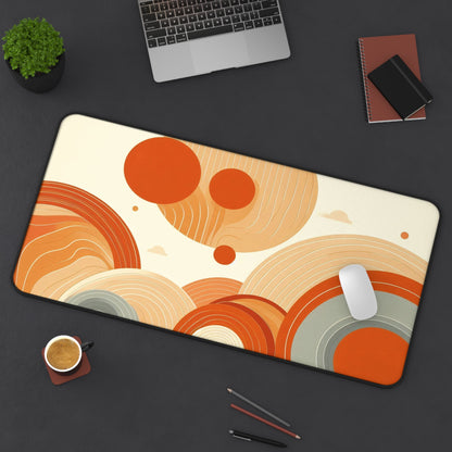 Abstract Circles | Desk Mat