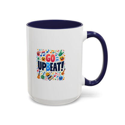 Go Upbeat! | Accent Coffee Mug (11, 15oz)