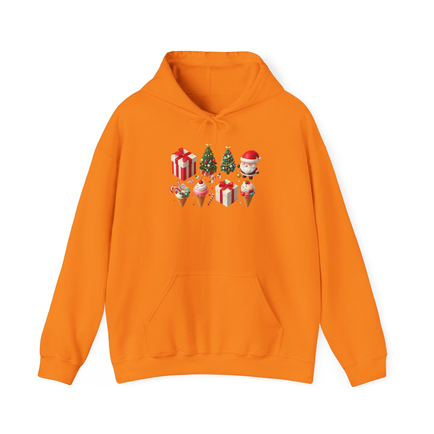 Gifts, Ice-creams and Santa | Unisex Heavy Blend™ Hooded Sweatshirt