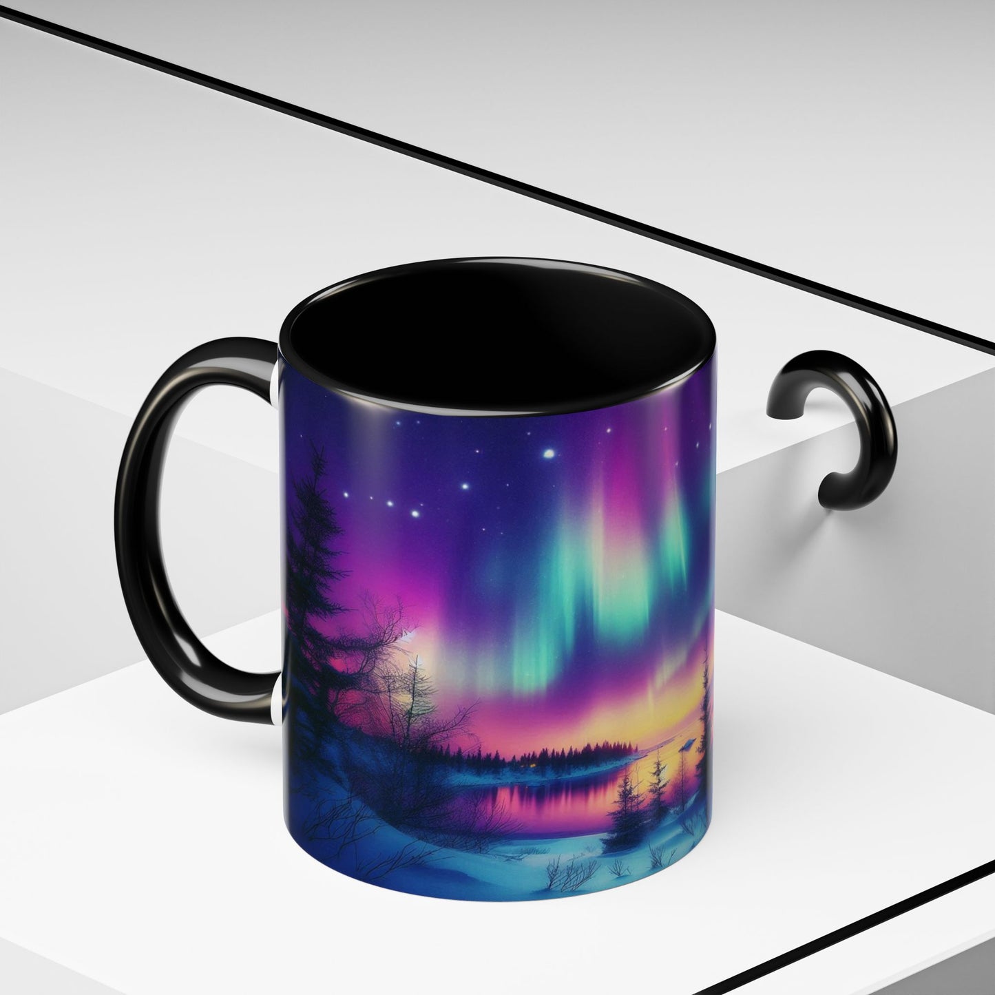 Beautiful Northern Lights | Accent Coffee Mug (11oz)