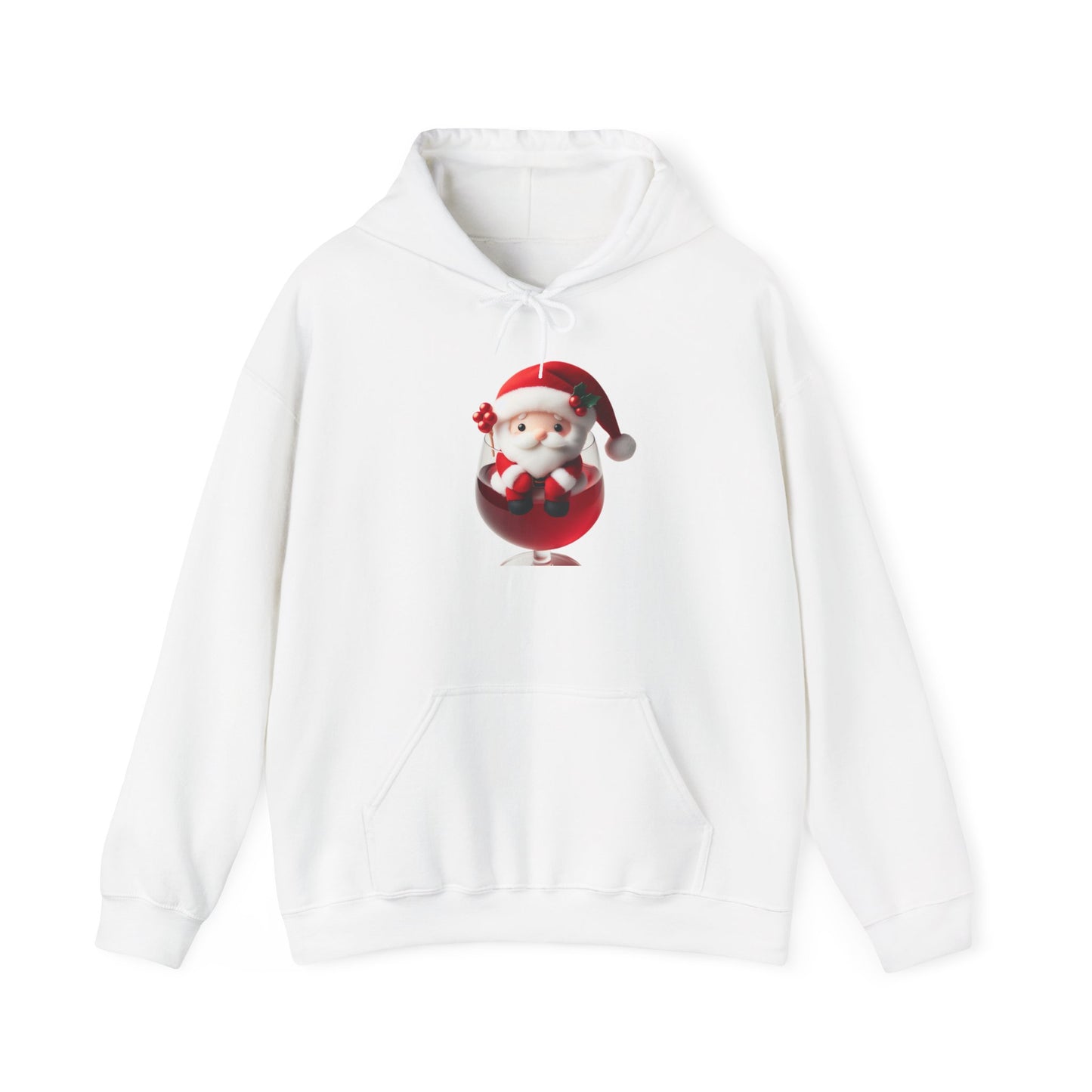 Santa in Red Wine | Unisex Heavy Blend™ Hooded Sweatshirt