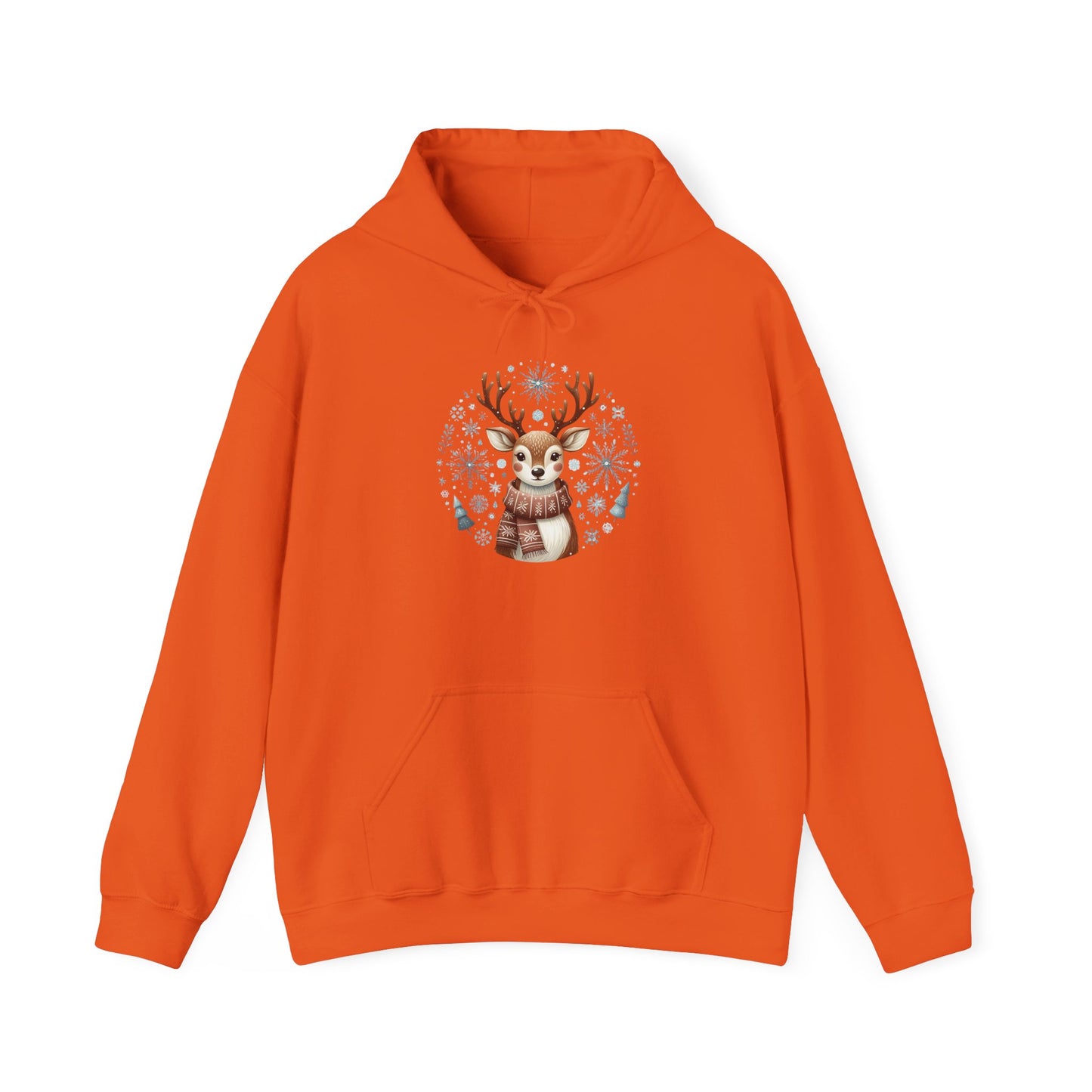 Reindeer Face | Unisex Heavy Blend™ Hooded Sweatshirt