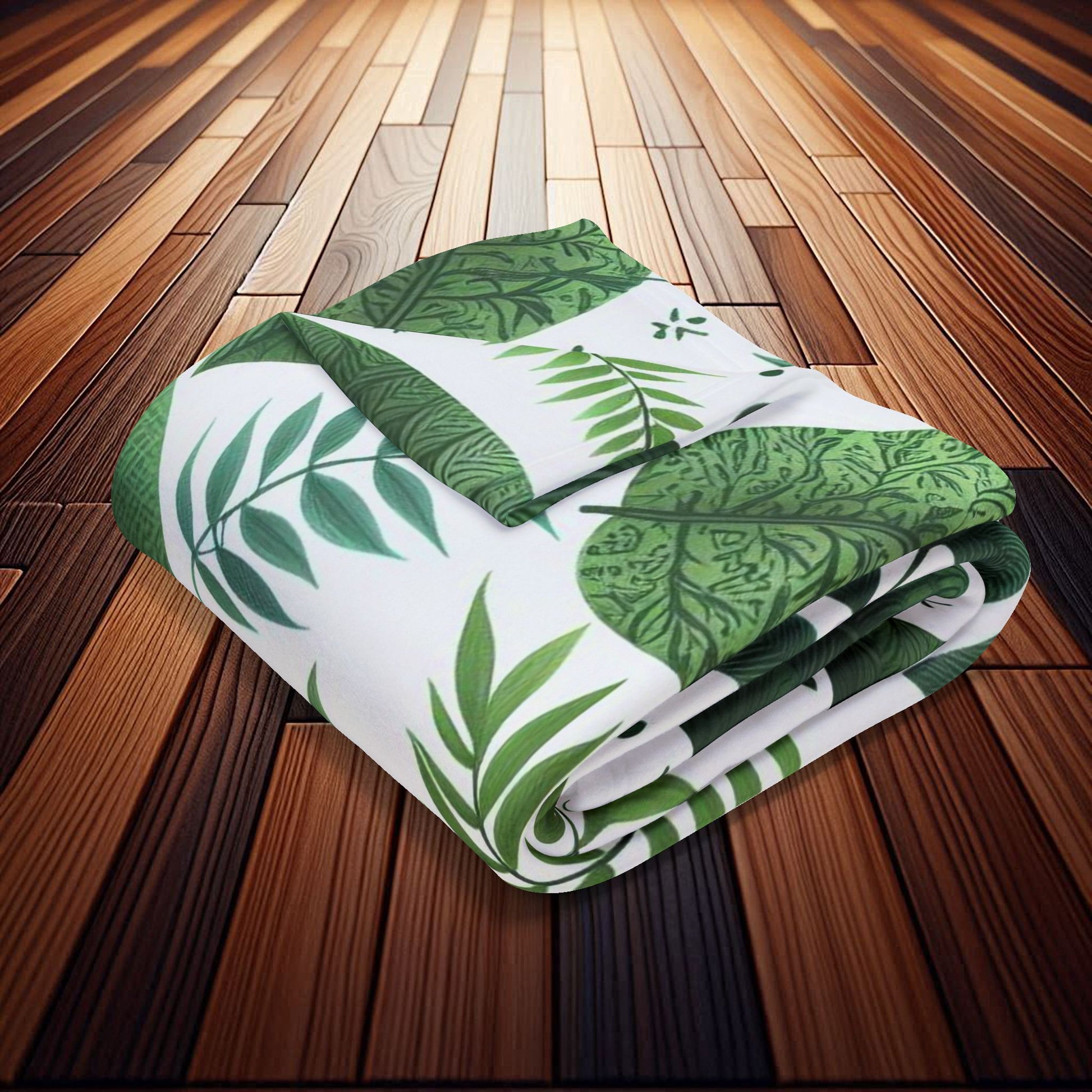 Fern, Palm and Other Leaves | Arctic Fleece Blanket