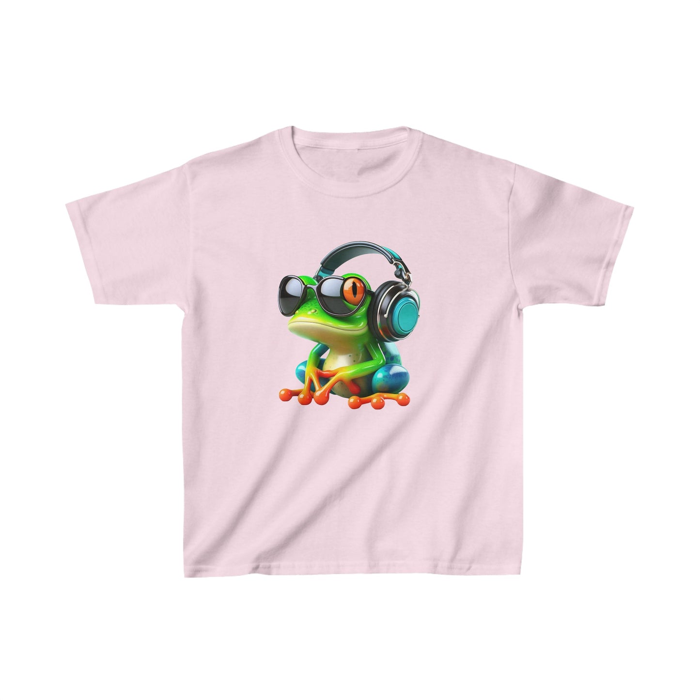 Camiseta de algodón pesado para niños Frog |