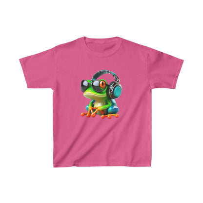 Camiseta de algodón pesado para niños Frog |