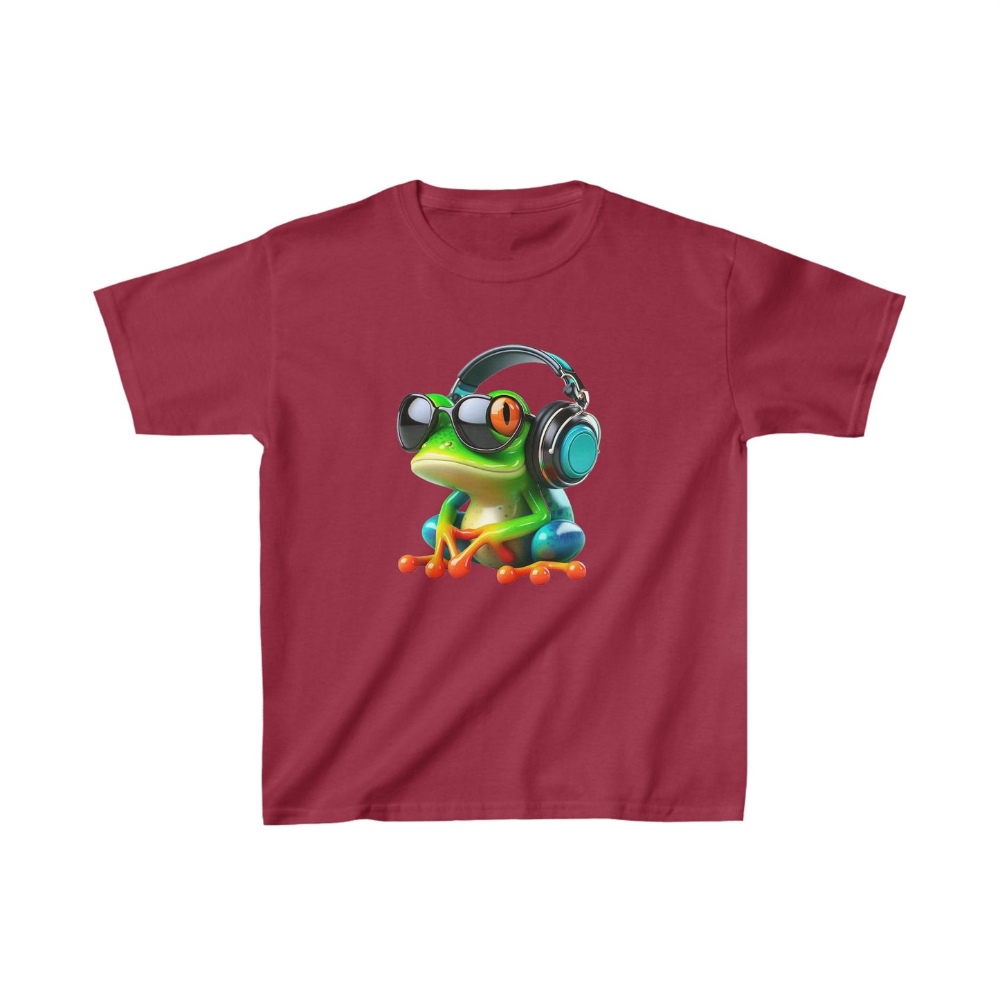 Camiseta de algodón pesado para niños Frog |