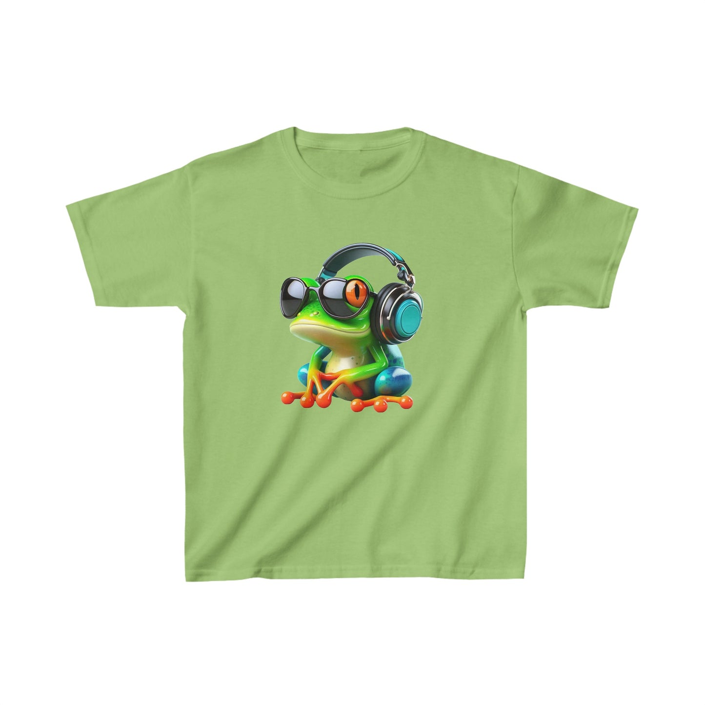 Camiseta de algodón pesado para niños Frog |