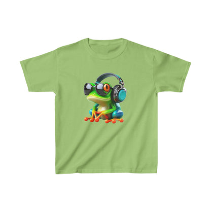 Camiseta de algodón pesado para niños Frog |