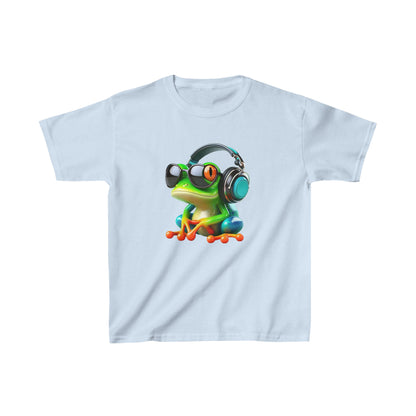 Camiseta de algodón pesado para niños Frog |