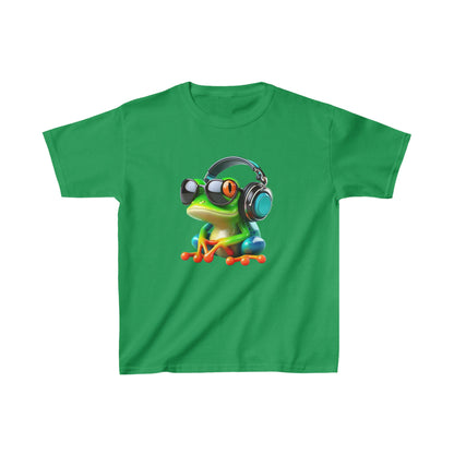 Camiseta de algodón pesado para niños Frog |