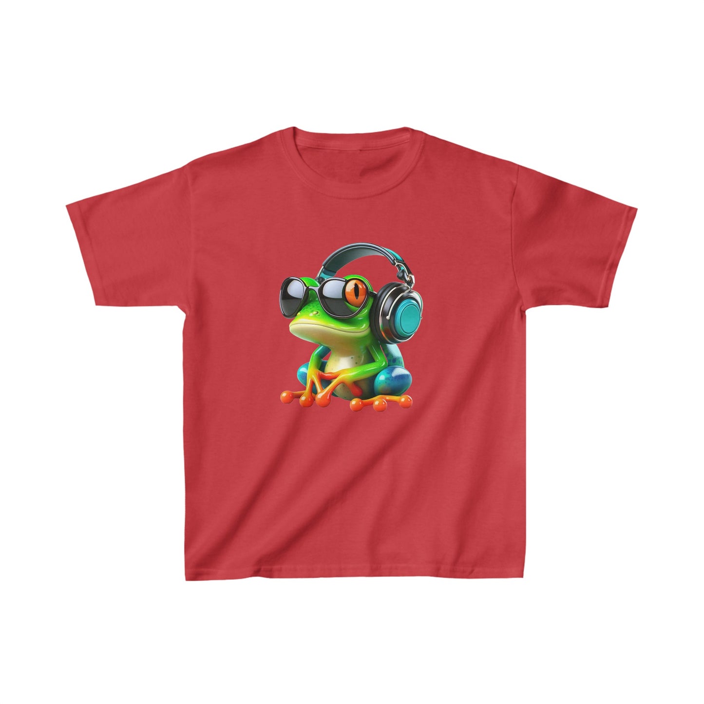 Camiseta de algodón pesado para niños Frog |