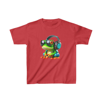 Camiseta de algodón pesado para niños Frog |