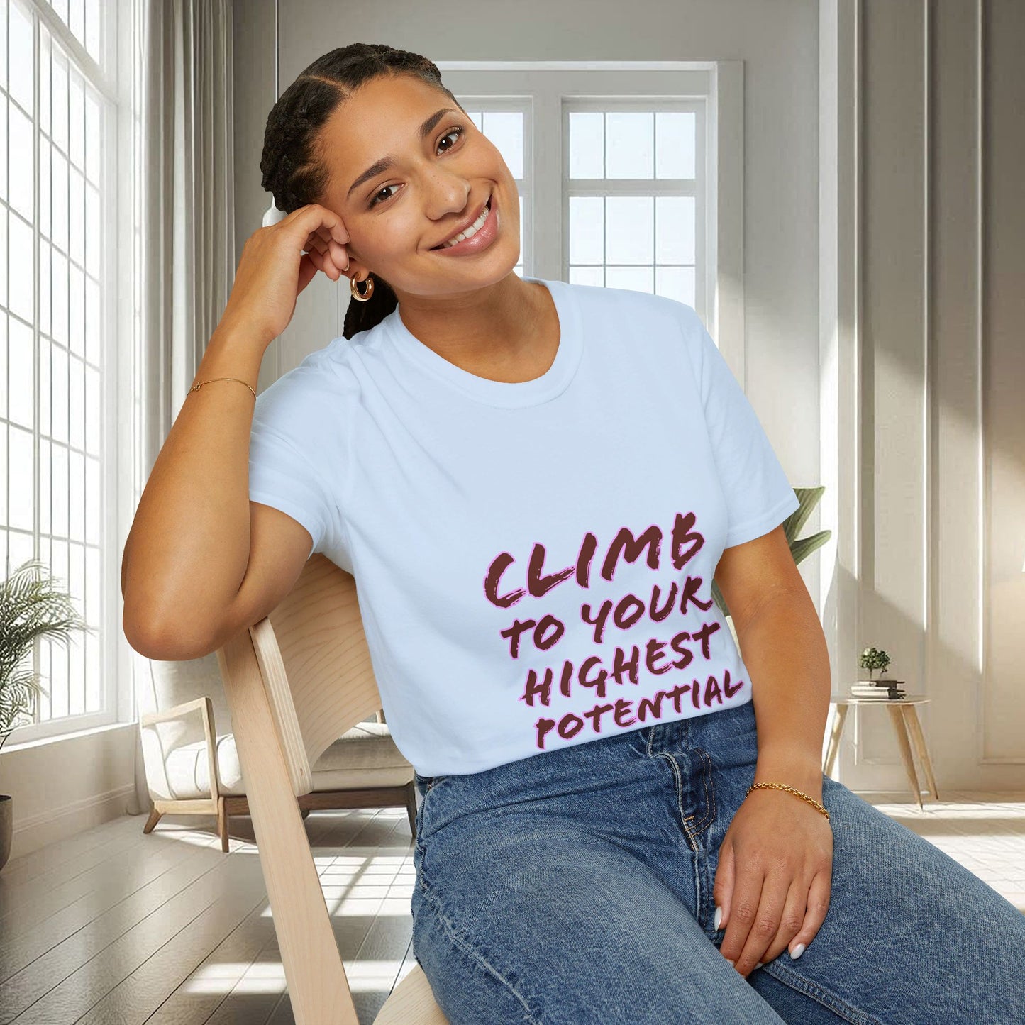 Climb To Your Highest Potential | Unisex Soft T-shirt