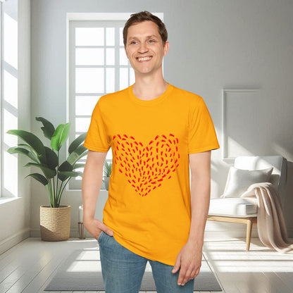 Footprint of Hearts | Unisex Soft T-shirt