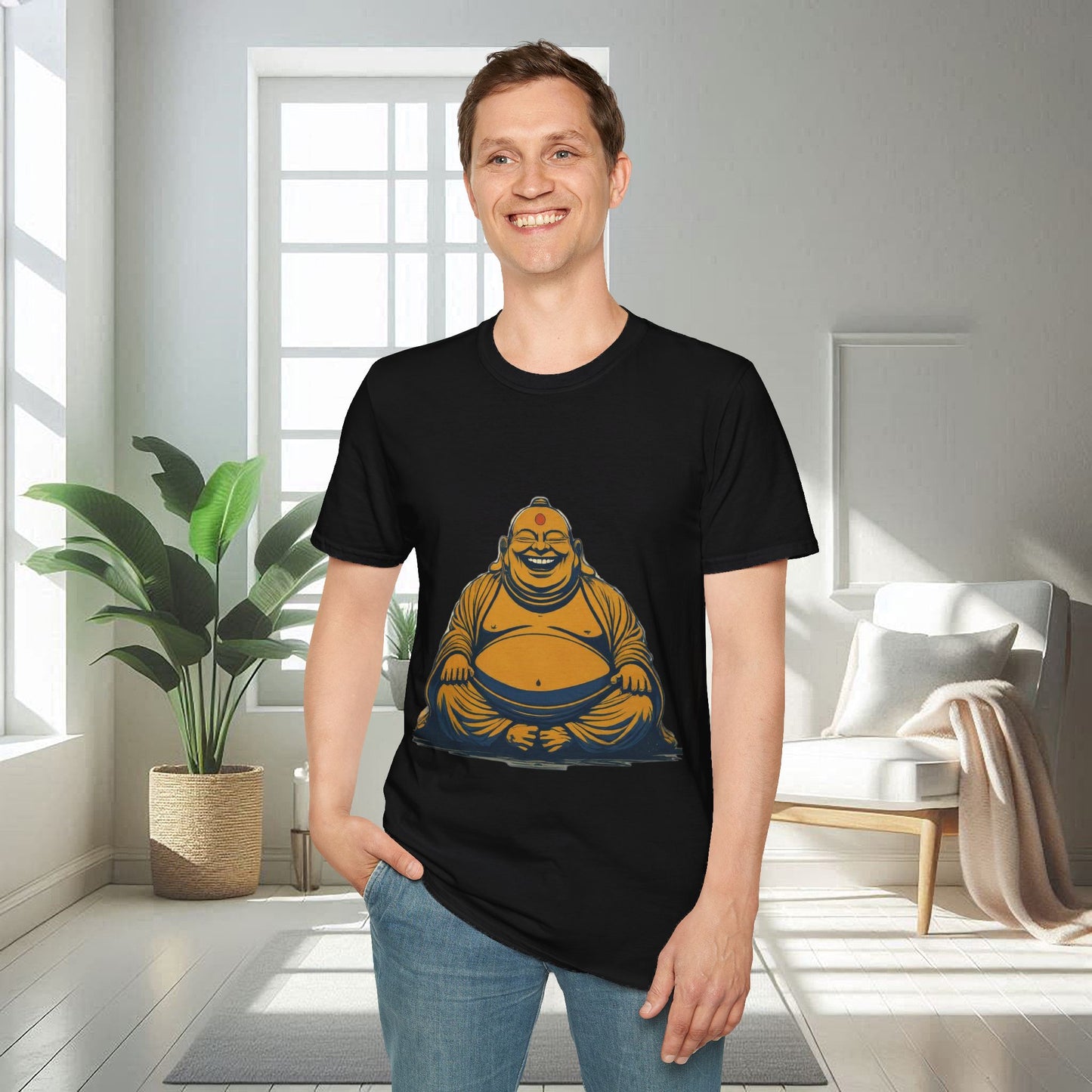 Laughing Buddha | Unisex Soft T-shirt