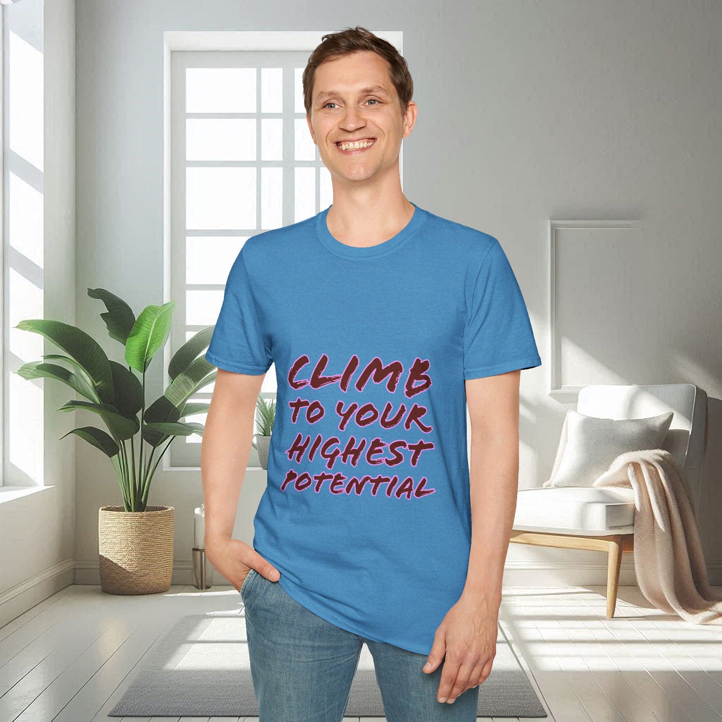 Climb To Your Highest Potential | Unisex Soft T-shirt