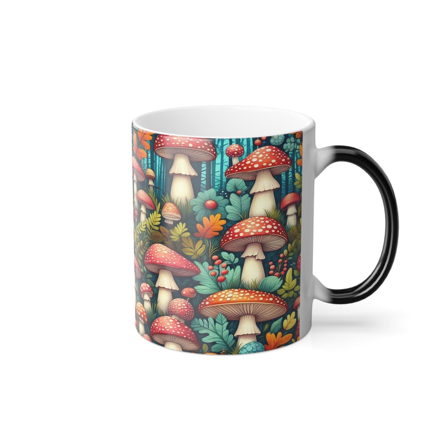 Vibrant Mushrooms | Color Morphing Mug, 11oz