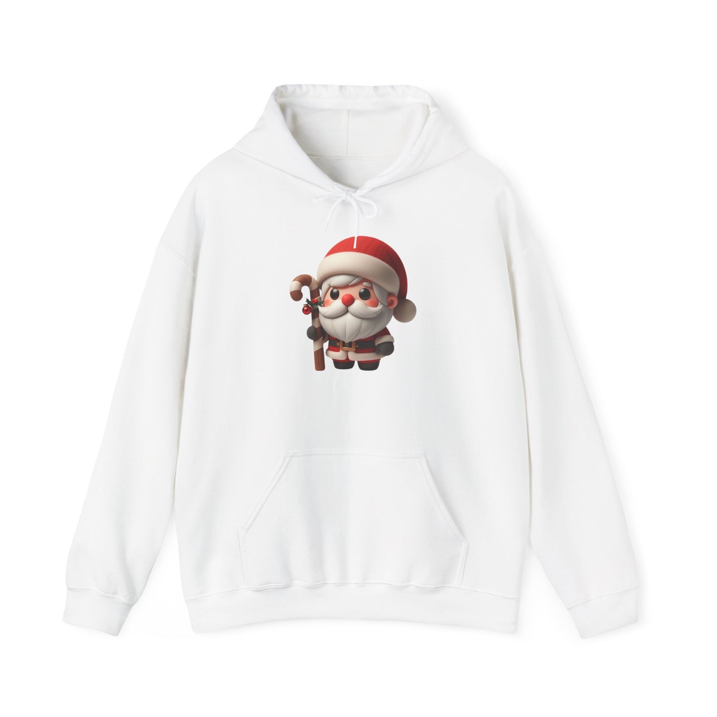 Santa with a Candy Cane | Unisex Heavy Blend™ Hooded Sweatshirt