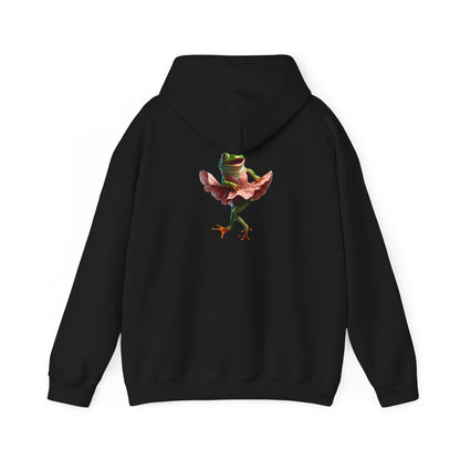 Sweat à capuche unisexe Heavy Blend™ avec motif de grenouille dansante