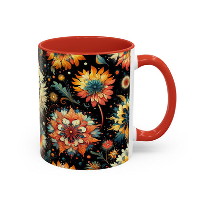 Vibrant Dandelions | Accent Coffee Mug (11oz)