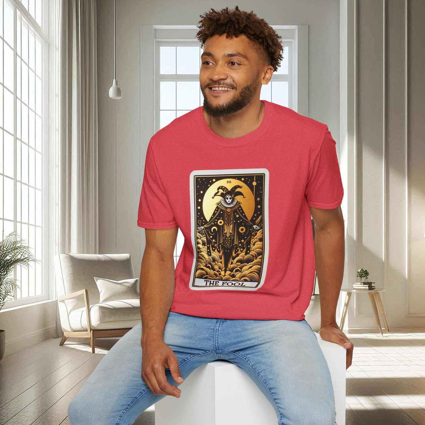 Carta del Tarot El Loco | Camiseta unisex suave