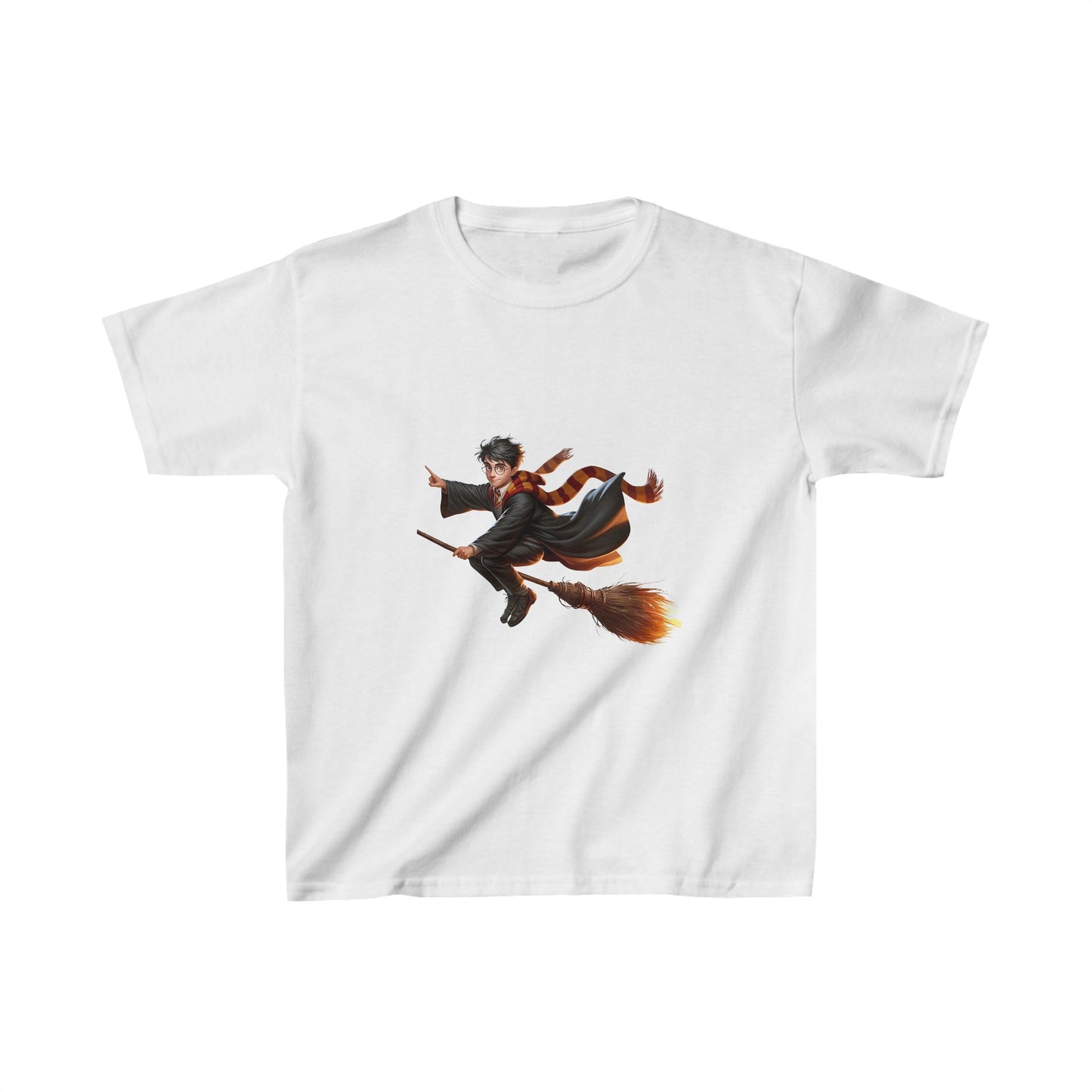 Wizard Flying | Kids Heavy Cotton™ Tee