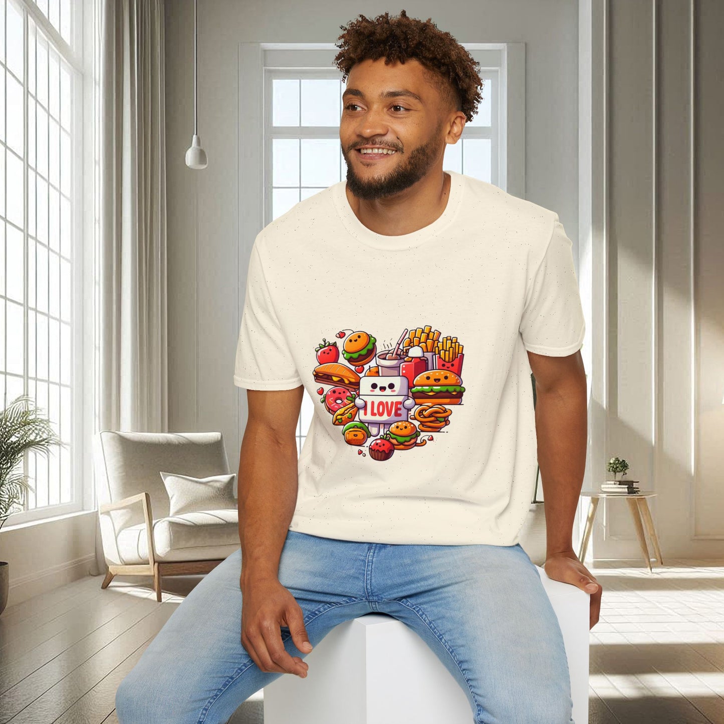 I Love Food | Unisex Soft T-shirt