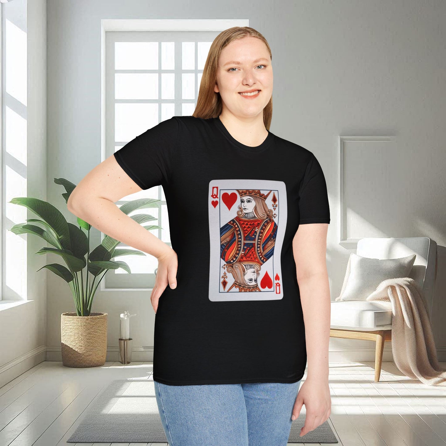 Reine de cœur | T-shirt doux unisexe