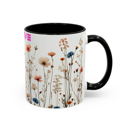 Believe | Wildflowers | Accent Coffee Mug (11, 15oz)