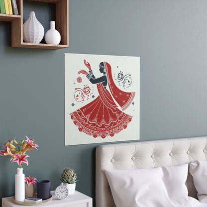 Traditional Bride | Indoor and Outdoor Silk Poster