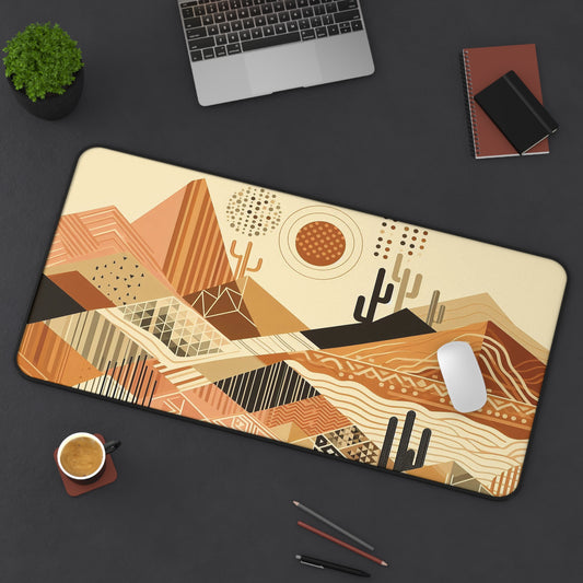 Modern Art Adaptation of Desert | Desk Mat