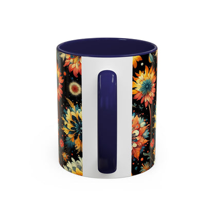 Vibrant Dandelions | Accent Coffee Mug (11oz)