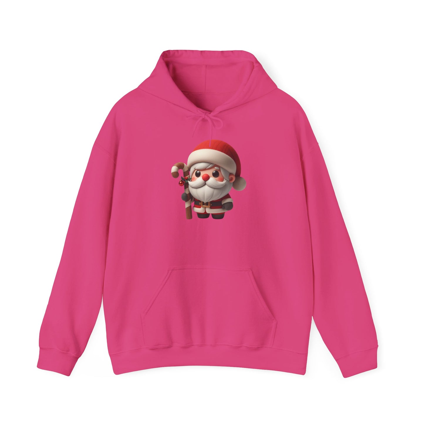 Santa with a Candy Cane | Unisex Heavy Blend™ Hooded Sweatshirt