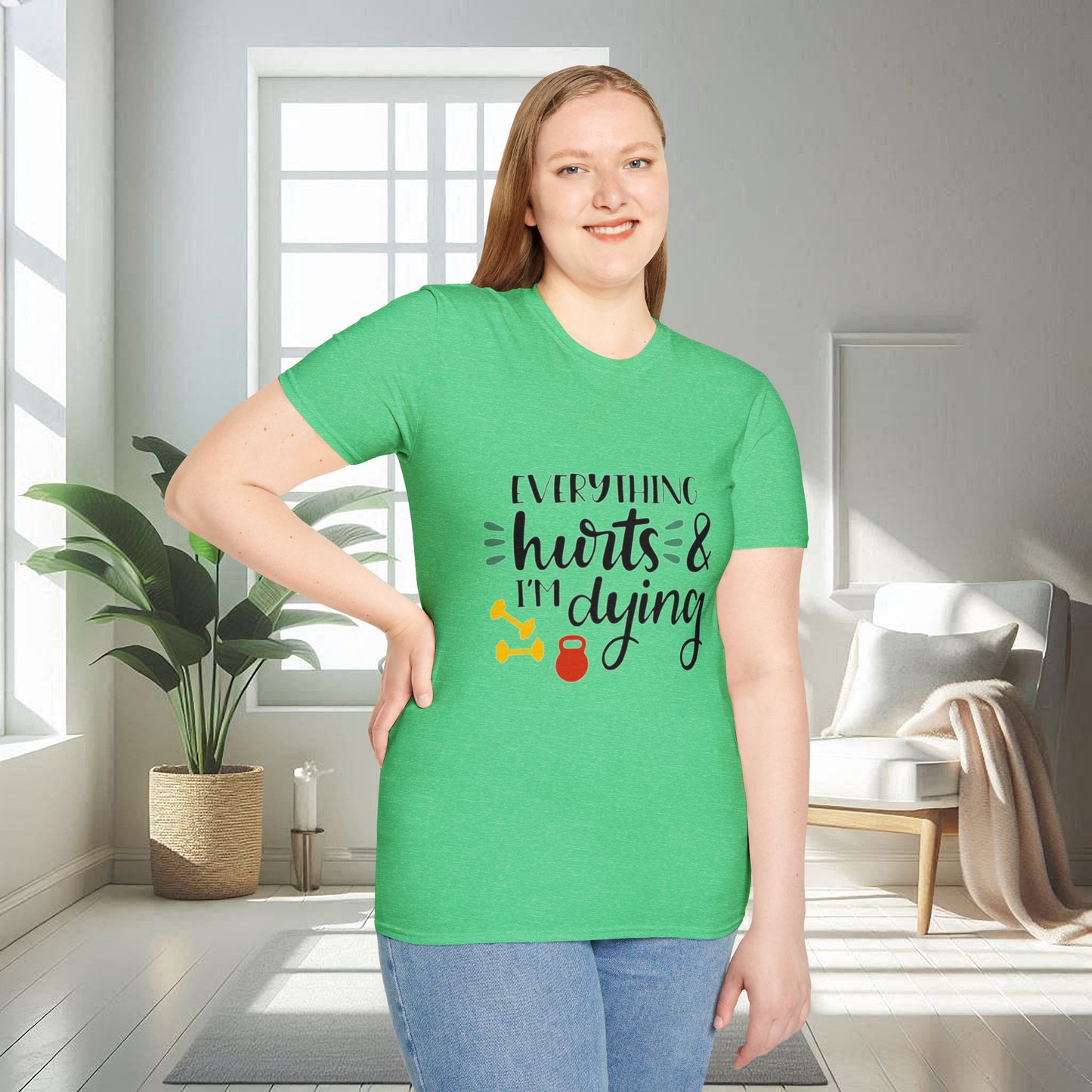 Tout me fait mal, je meurs | T-shirt doux unisexe