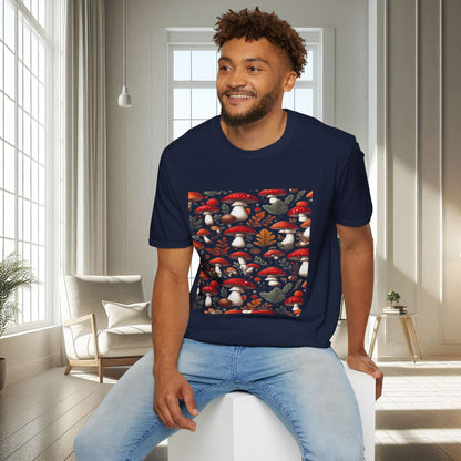 Champignons rouges | T-shirt doux unisexe