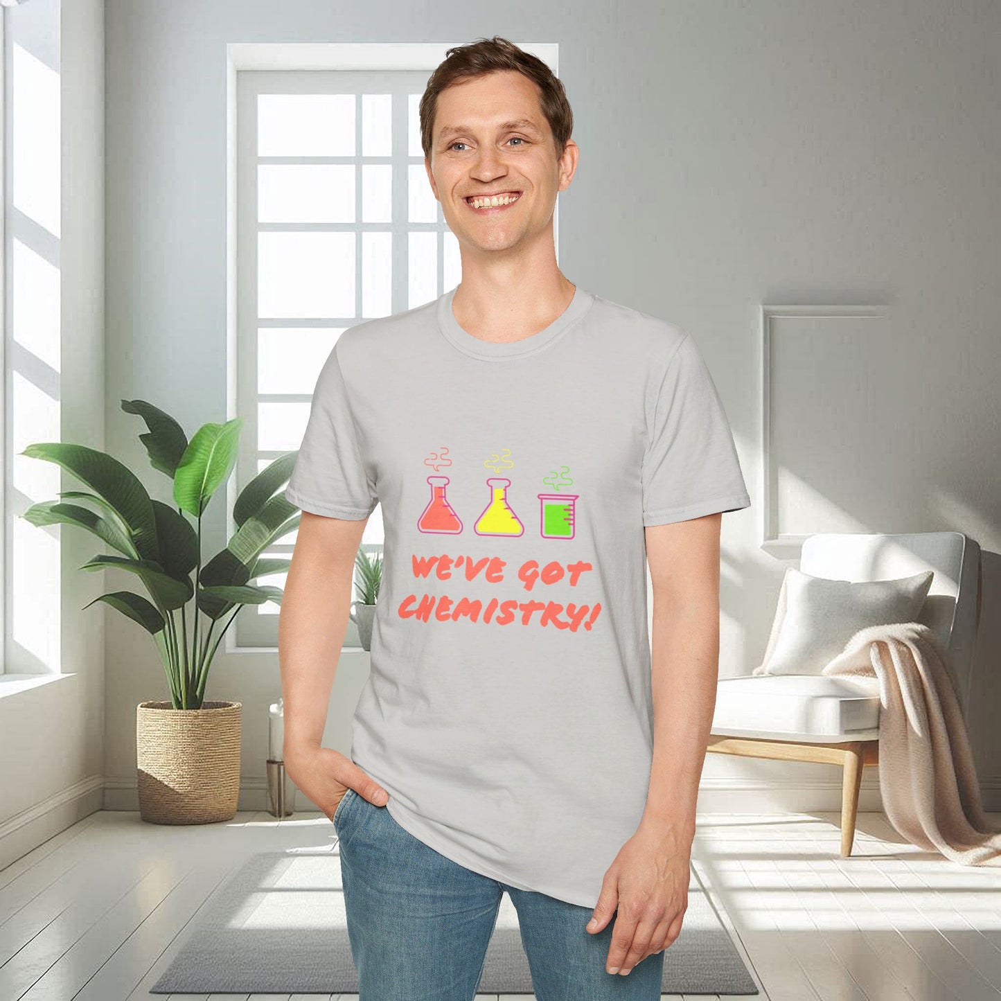 Nous avons de la chimie | T-shirt doux unisexe