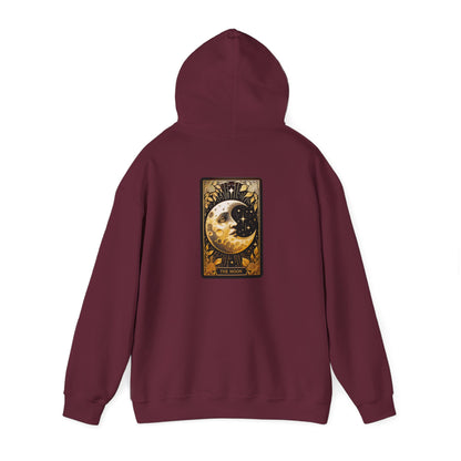 Sudadera unisex con capucha y estampado de cartas del Tarot de la Luna Heavy Blend™