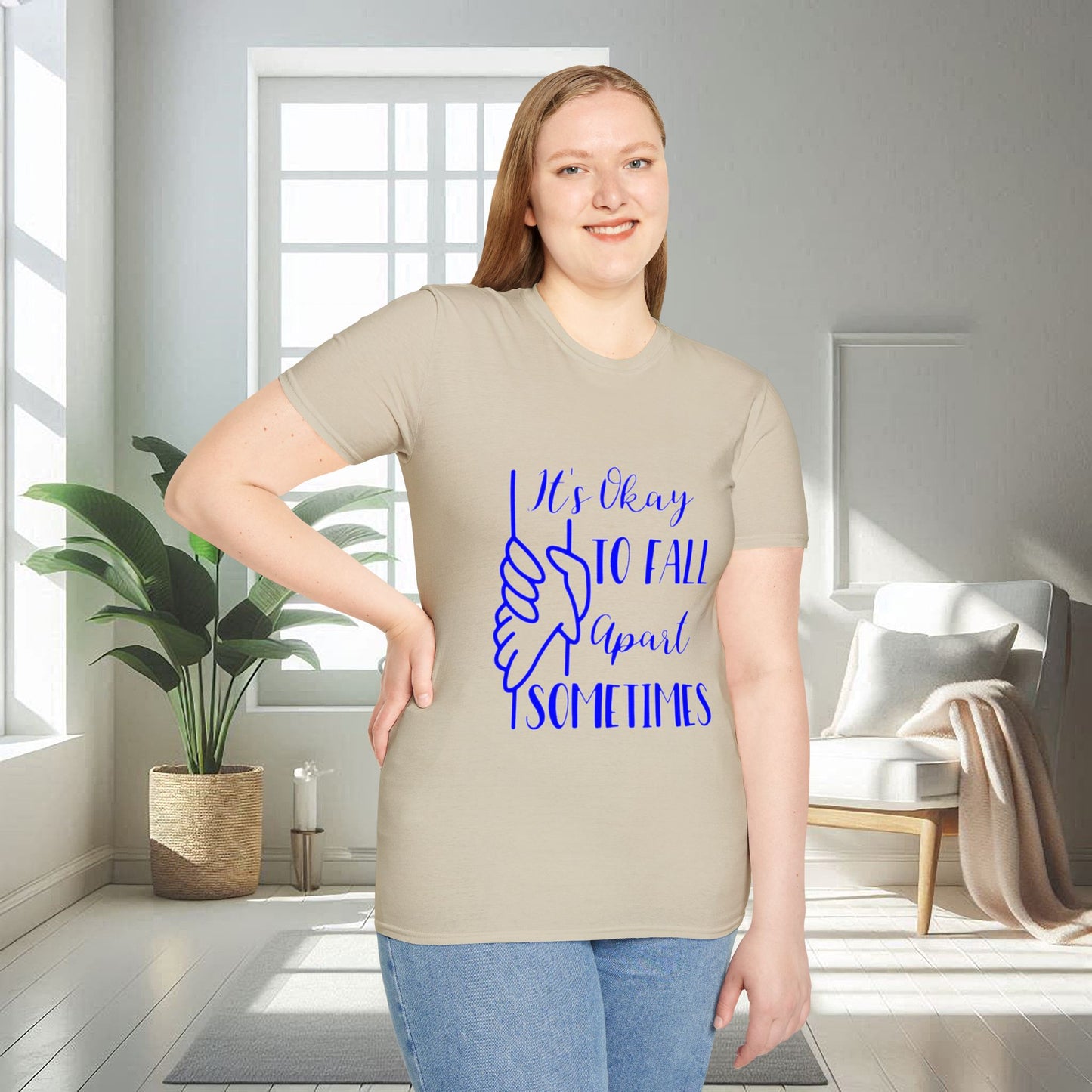 Il est normal de s'effondrer parfois | T-shirt doux unisexe