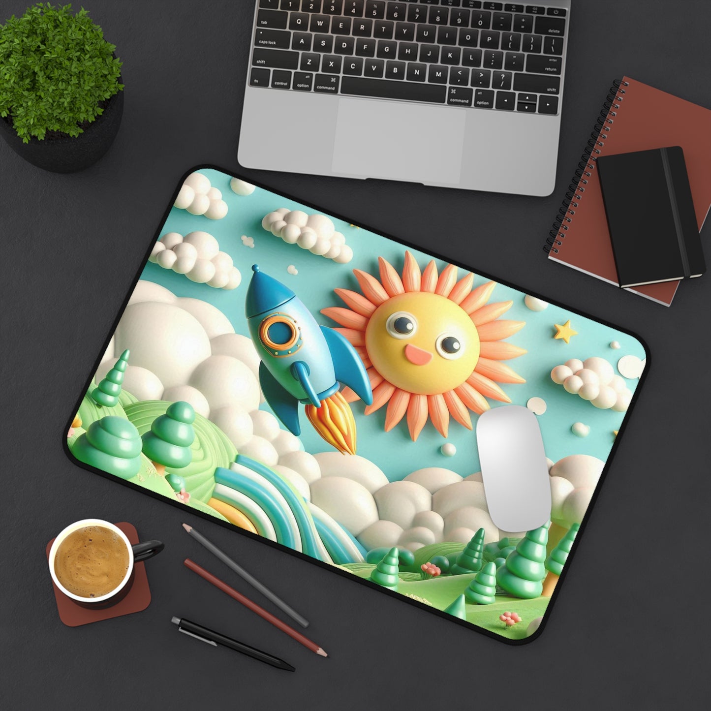 3D Effect Scenery for Kids | Desk Mat