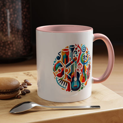 Musical Instruments | Accent Coffee Mug (11, 15oz)