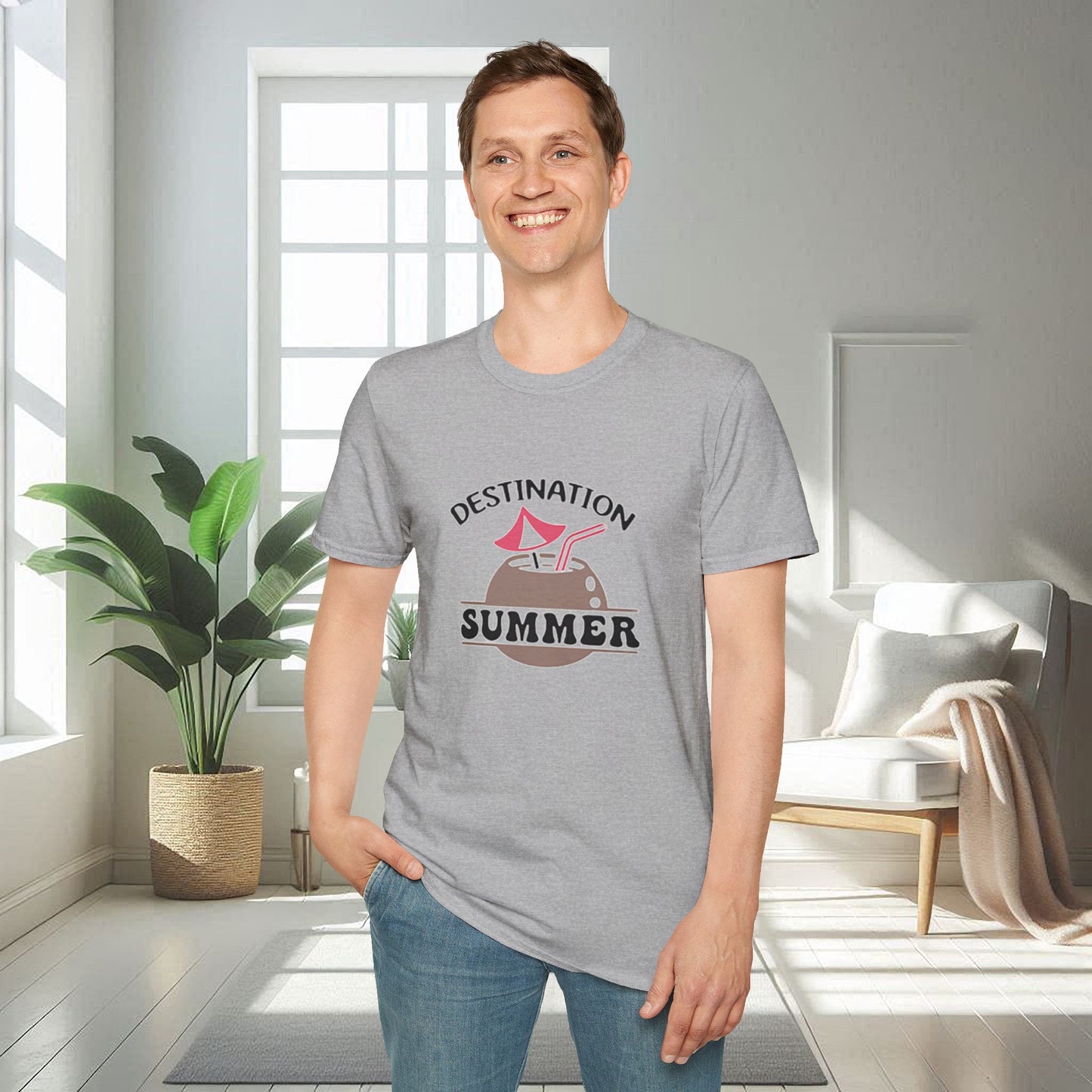 Destination Été | T-shirt doux unisexe