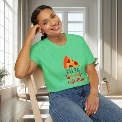 La pizza est ma Saint-Valentin | T-shirt doux unisexe