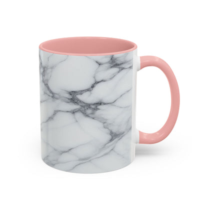 Motif en marbre | Tasse à café Accent (11 oz)