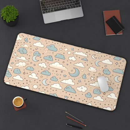 Moons and Clouds for Kids | Desk Mat