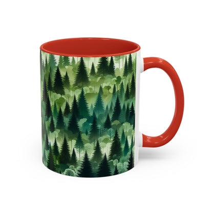 Forest Trees | Accent Coffee Mug (11oz)