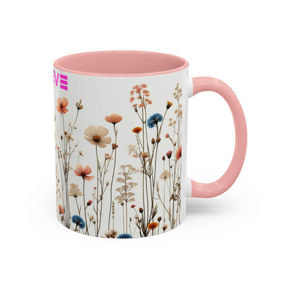 Believe | Wildflowers | Accent Coffee Mug (11, 15oz)