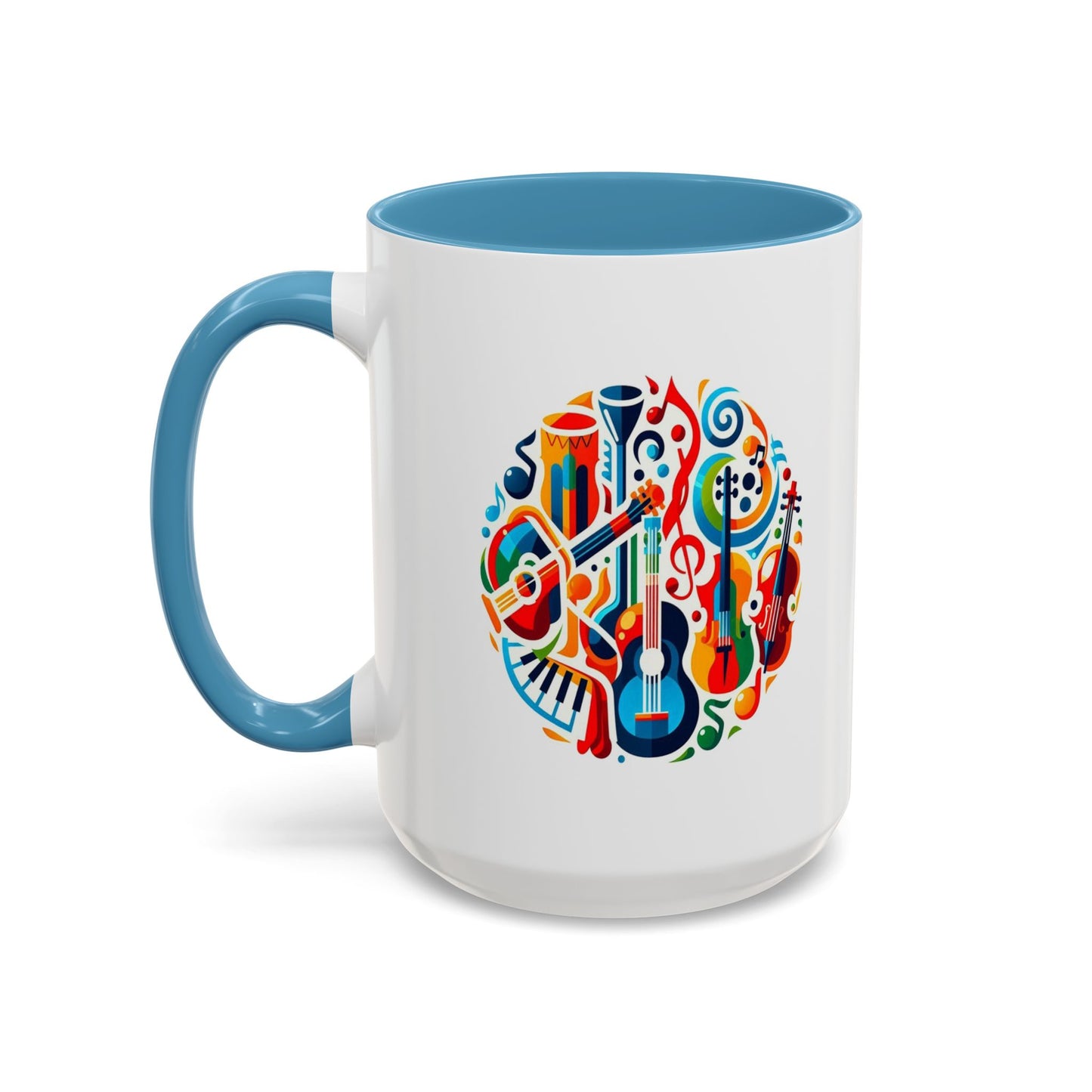 Musical Instruments | Accent Coffee Mug (11, 15oz)