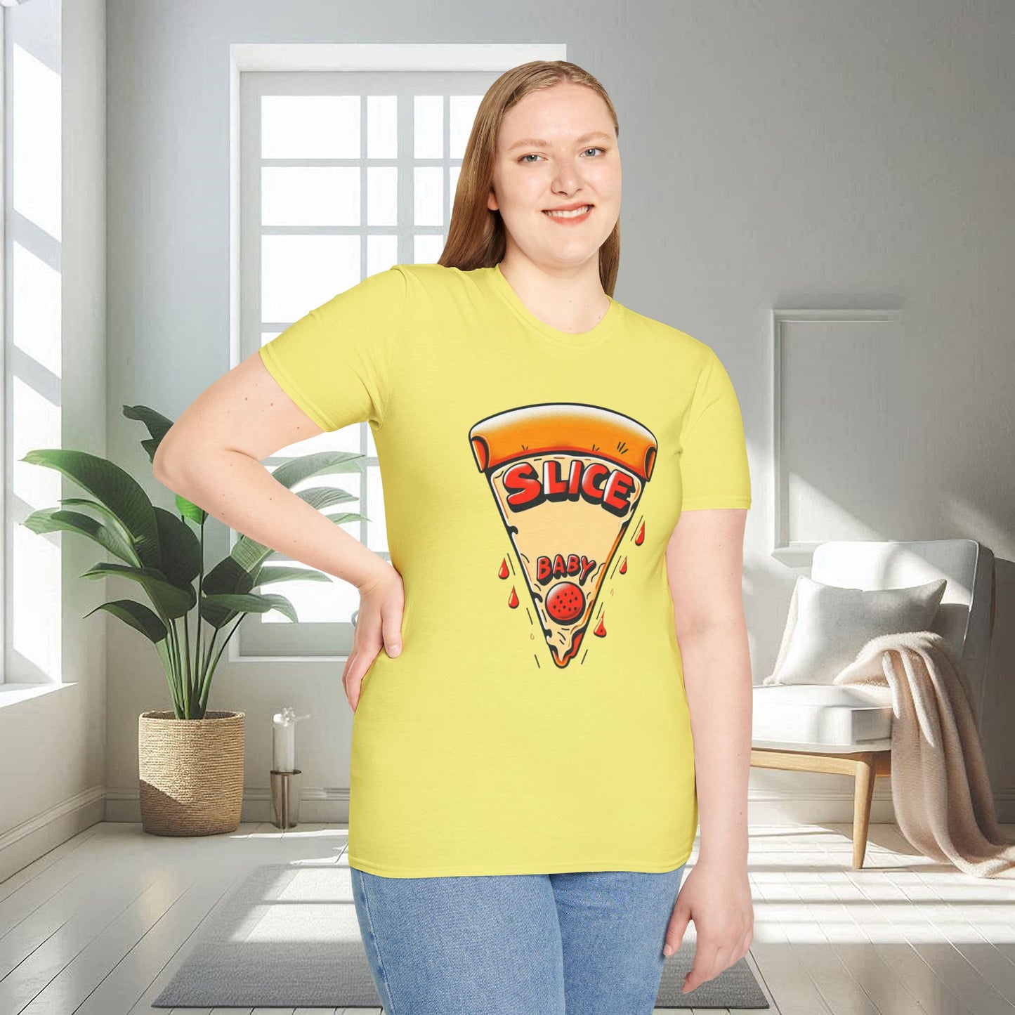 Slice Baby Pizza | Unisex Soft T-shirt