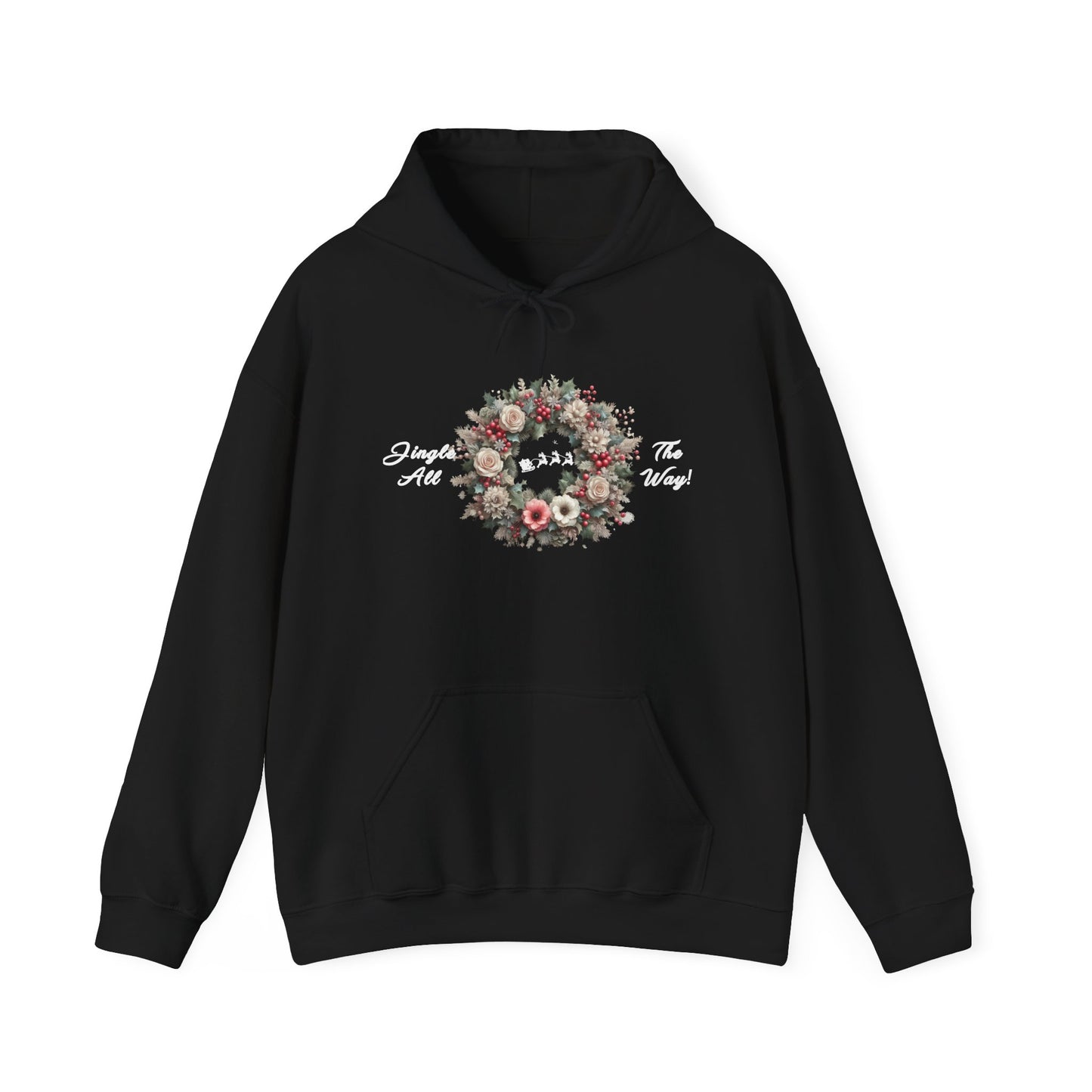 Jingle All The Way | Unisex Heavy Blend™ Hooded Sweatshirt