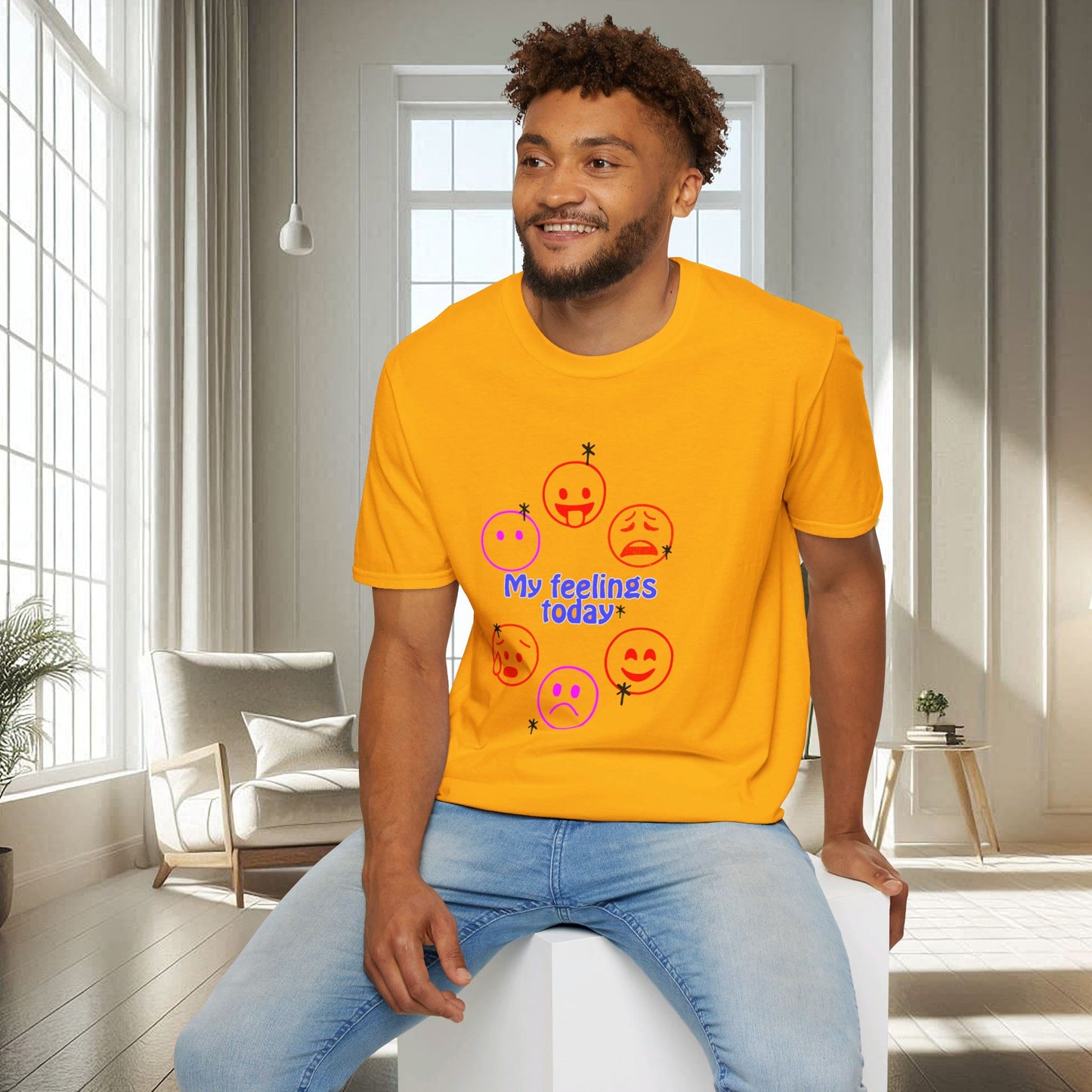 Mes sentiments aujourd'hui | T-shirt unisexe doux